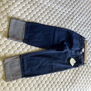Kate Spade Blue and Gray Ankle Cropped Jeans